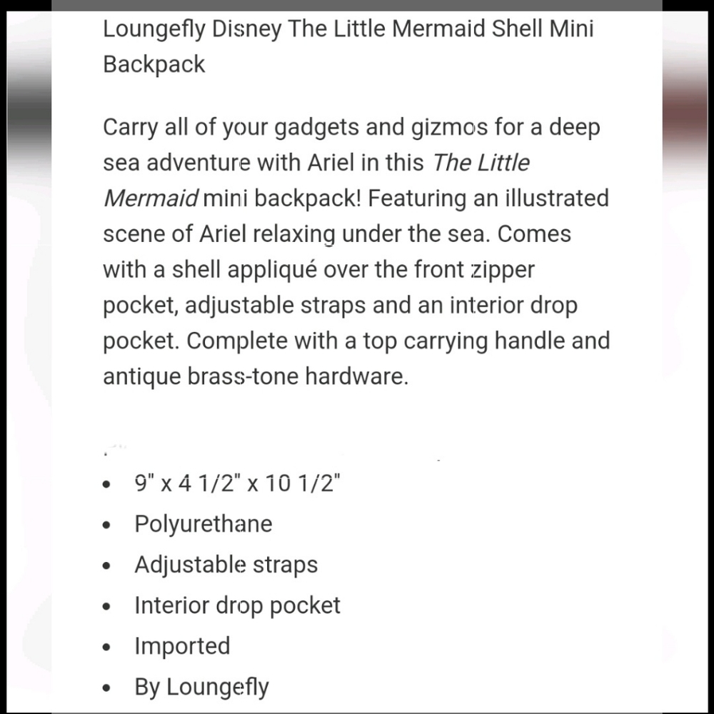NWT Loungefly The Little Mermaid set - Picture 6 of 16